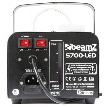 Генератор дыма со светодиодным эффектом, пульт дистанционного управления мощностью 700 Вт.