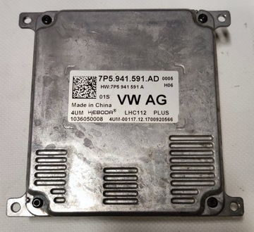 PRZETWORNICA MODUŁ LED AUDI VW SKODA 7P5941591AD