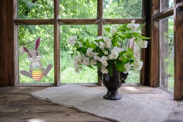 НАКЛЕЙКА ПАСХАЛЬНЫЙ ЗАЯЧИК 4А