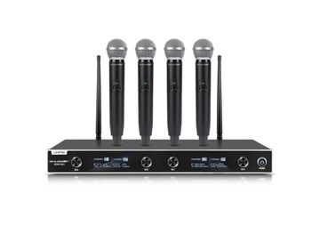 Беспроводные микрофоны Shudder UHF 4 шт.