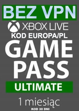 Subskrypcja Xbox Game Pass Ultimate 1 miesiąc