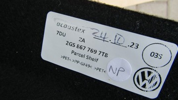 VW POLO 6 VI 2G FACELIFT POLIČKA KUFRU @@@