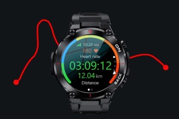 SMARTWATCH Мужской спортивный монитор сердечного ритма SpO2 GPS aGPS