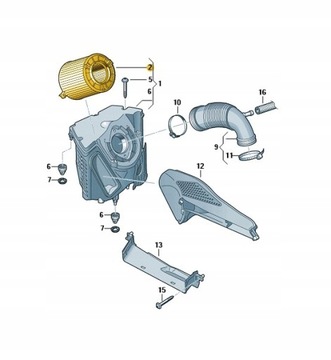 AUDI OE 8W0133843C FILTR VZDUCHU
