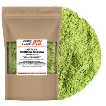 MATCHA ZIELONA HERBATA 100g W proszku naturalna