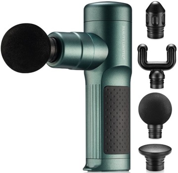 Masażer do ciała Pistolet MINI GUN 4 Poziomy GREEN 60W Beauty Limited