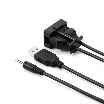 USB AUX-УДЛИНИТЕЛЬ ДЛЯ АВТОМОБИЛЬНОГО РАДИО, 2 м