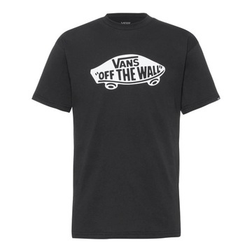 Koszulka męska t-shirt czarny old skool VANS WALL BOARD TEE VN000FSBBLK S