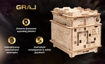 ESC WELT ORBITAL BOX 3D головоломка для взрослых - 3IN1 Деревянная игра загадки