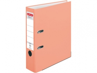 Segregator Herlitz Q.file 8 cm Łososiowy