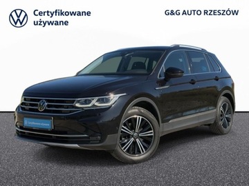 Volkswagen Tiguan II SUV Facelifting 1.5 TSI 150KM 2022 Volkswagen Tiguan Kamery 360, martwe pole, tempomat aktywny, 1.5 Benzyna