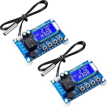 2Pcs XY-T01 Electronic Temperature Controller, Control Module -50Celsius to