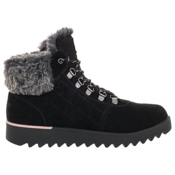 Skechers Damskie Buty Bobs Mountain Kiss Czarne Zamsz 36 EU