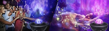 ЗВЕЗДНЫЙ ПРОЕКТОР НЕБО ПРОЕКТОР СВЕТОДИОДНАЯ НОЧНАЯ ЛАМПА BLUETOOTH ДИНАМИК + ПУЛЬТ ДИСТАНЦИОННОГО УПРАВЛЕНИЯ