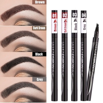 Waterproof Natural Eyebrow Pen Four-claw Eye