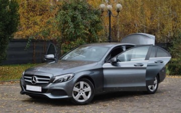Mercedes Klasa C W205 Kombi 200 BlueTEC 136KM 2017 Mercedes-Benz Klasa C GWARANCJA, 2017r, LED, Asystent kolizji, Navi, Swiet, zdjęcie 18