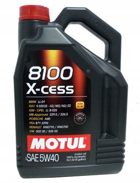 OLEJ MOTUL 8100 X-CESS 5W40 5L 5W-40