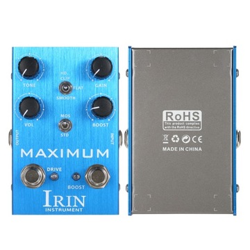Педаль эффектов для гитары IRIN Overdrive 2, режим переключения