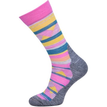 Skarpety trekkingowe sportowe 80% wełny merino merynos kolorowe 38-41
