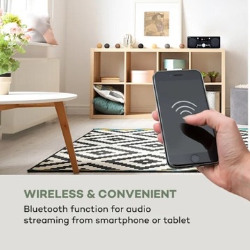 ИНТЕРНЕТ-РАДИО DAB+ FM TOWER Spotify BT ЧЕРНЫЙ