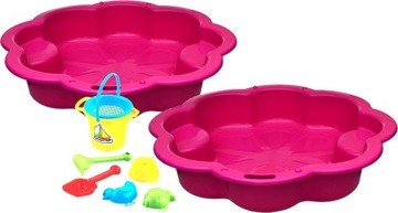 СТОКРОТКА 2в1 песочница для бассейна, закрытая, 2 части