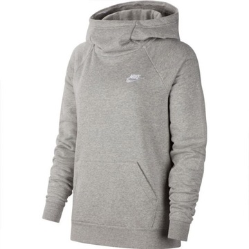 Bluza damska Nike Szara z Kapturem Ciepła Essential Hoodie (BV4116-063) XS
