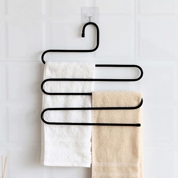 СТАЛЬНАЯ ВЕШАЛКА ДЛЯ БРЮК И ГАЛСТУКОВ ДЛЯ ШКАФА