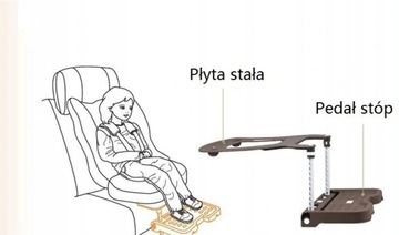 ДЕТСКАЯ ПОДНОГА ДЛЯ АВТОМОБИЛЯ