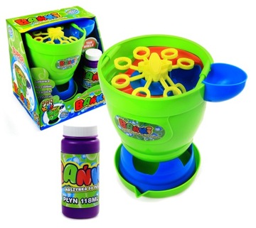 DUŻY Generator do baniek mydlanych +PŁYN Pro Kids