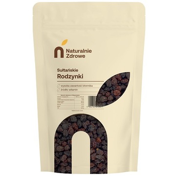 RODZYNKI SUŁTAŃSKIE 1kg NATURALNIE ZDROWE