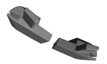 НАПРАВЛЯЮЩАЯ PEUGEOT 307 SW ЗАМОК РОЛИКОВЫЕ СТАВНИ