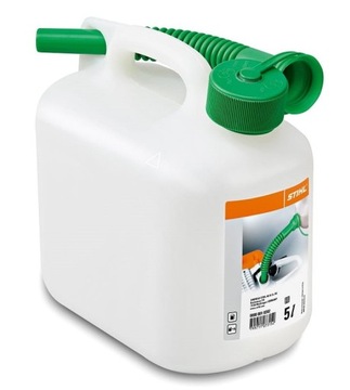 Kanister na paliwo mieszankę STIHL 5L przezroczysty widać ile jest paliwa