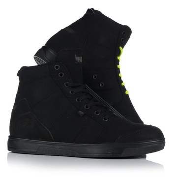 КОРОТКИЕ КРОССОВКИ OZONE TOWN MOTORCYCLE SHOES, ЧЕРНЫЕ