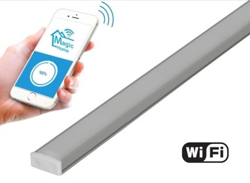 Listwa meblowa prosta LED pod szafkę 200cm WiFi