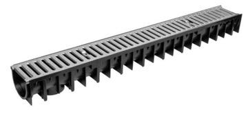 КАНАЛ ЛИНЕЙНЫЙ ДРЕНАЖНЫЙ КОМПЛЕКТ 3м ОЦИНКОВАННЫЙ