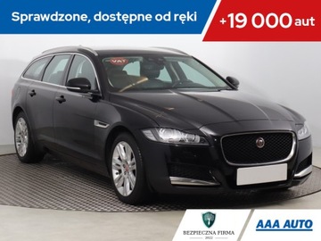 Jaguar XF II Sportbrake 2.0 i4D 240KM 2019 Jaguar XF 25d AWD, Salon Polska, 1. Właściciel