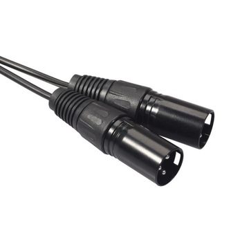 2x двойной кабель RCA — XLR с вилкой