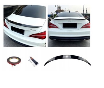 LOTKA SPOILER MERCEDES CLA W117 C117 CZARNY POŁYSK