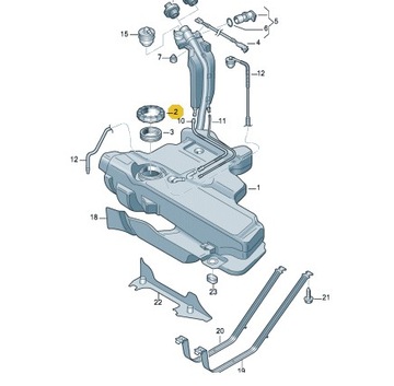 NAKRĘTKA POMPY PALIWA VW GOLF 90-06/ SKODA CITIGO 12-