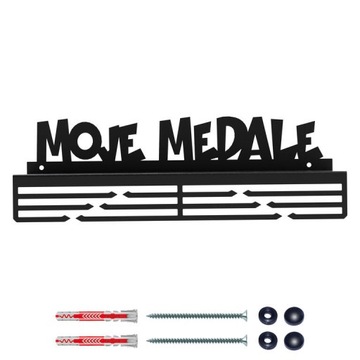 MY MEDALS Вешалка для медалей с полкой, черный