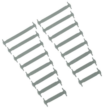 Эластичные силиконовые шнурки без завязывания.