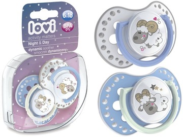 Lovi Dynamic Silicone Pacifier 6-18M 2 ПК, эй, девочка
