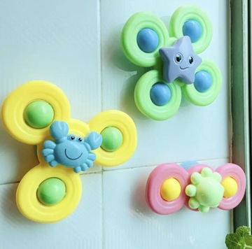 Спиннер с присоской, сенсорная игрушка для ванны - Animals Oc