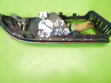 Klamka wewnętrzna lewa przód SKODA SUPERB I 3U 01-06