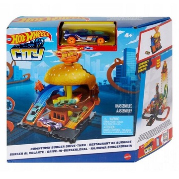 HOT WHEELS CITY RAJDOWA BURGEROWNIA - HDR24