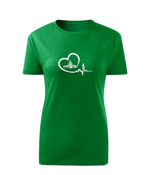 Koszulka T-shirt GOKART GOKARTY KARTING WYŚCIGÓWKA LOVE damska