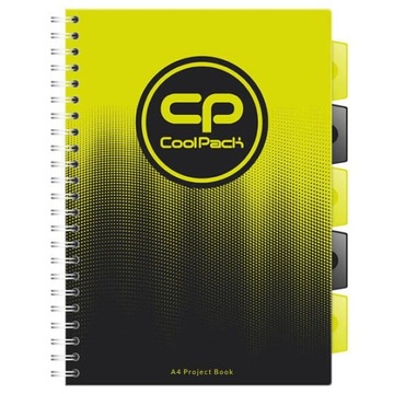 COOLPACK GRADIENT KOŁOZESZYT A4 100k LEMON kratka