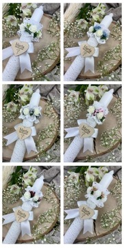 КРЕЩЕННАЯ СВЕЧА на КРЕЩЕНИЕ Сретение с ИМЕНЕМ для МАЛЬЧИКА ДЕВОЧКИ SiB