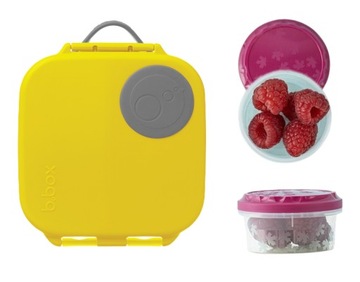 B.BOX Mini Lunchbox LEMON SHERBET 1000ml do szkoły bbox z pojemnikiem