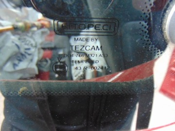 FIAT QUBO FIORINO СТЕКЛО СДВИЖНОЙ ДВЕРИ ЗАДНЕЕ СПРАВА